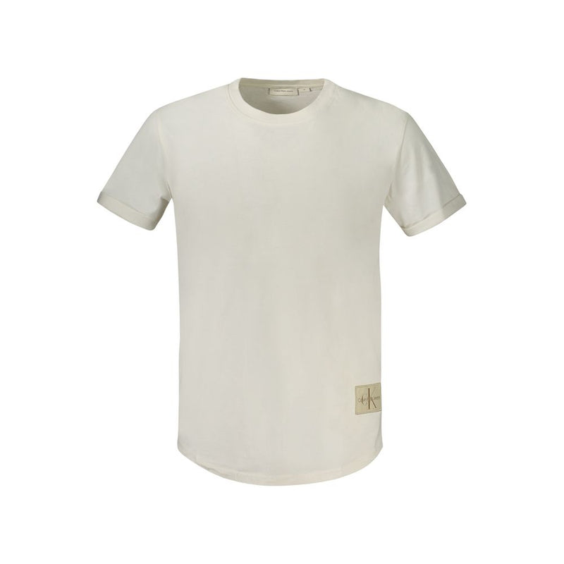 White Cotton T-Shirt Calvin Klein