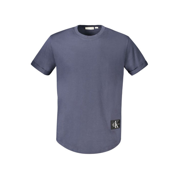 Blue Cotton T-Shirt Calvin Klein