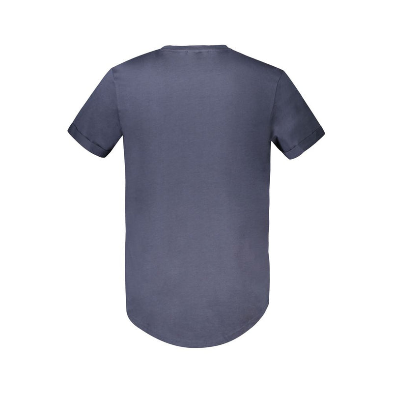 Blue Cotton T-Shirt Calvin Klein