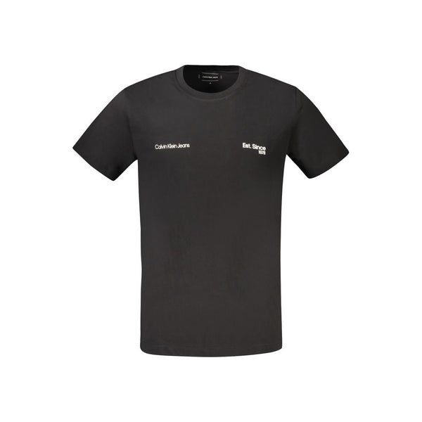 Black Cotton T-Shirt Calvin Klein