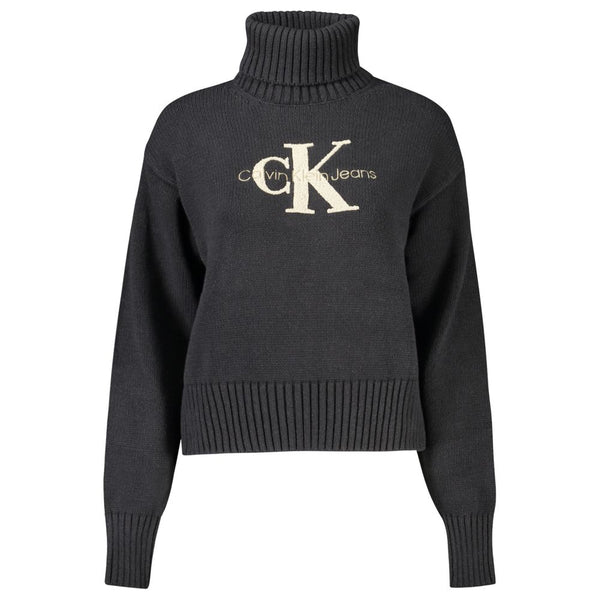 Black Cotton Sweater Calvin Klein