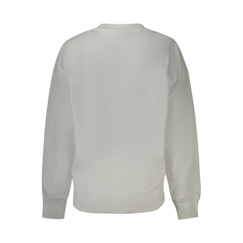 White Cotton Sweater Calvin Klein