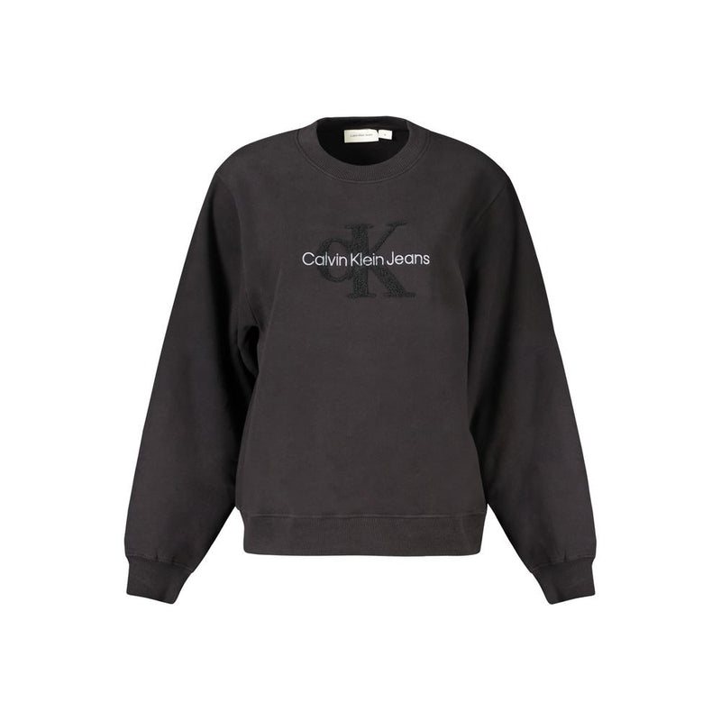 Black Cotton Sweater Calvin Klein