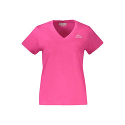 Pink Cotton Tops & T-Shirt Kappa