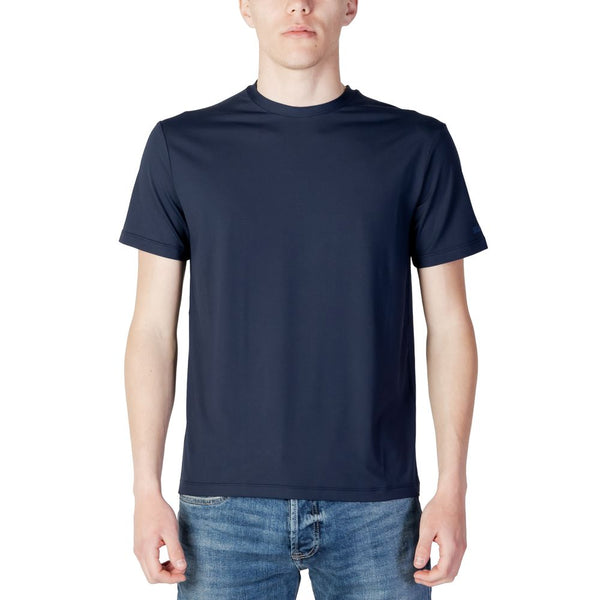 Blue Polyester T-Shirt Suns