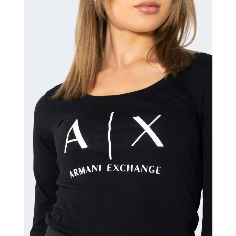 Black Cotton Tops & T-Shirt Armani Exchange