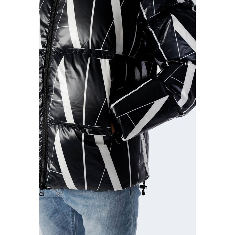 Black Polyester Jacket Armani Exchange