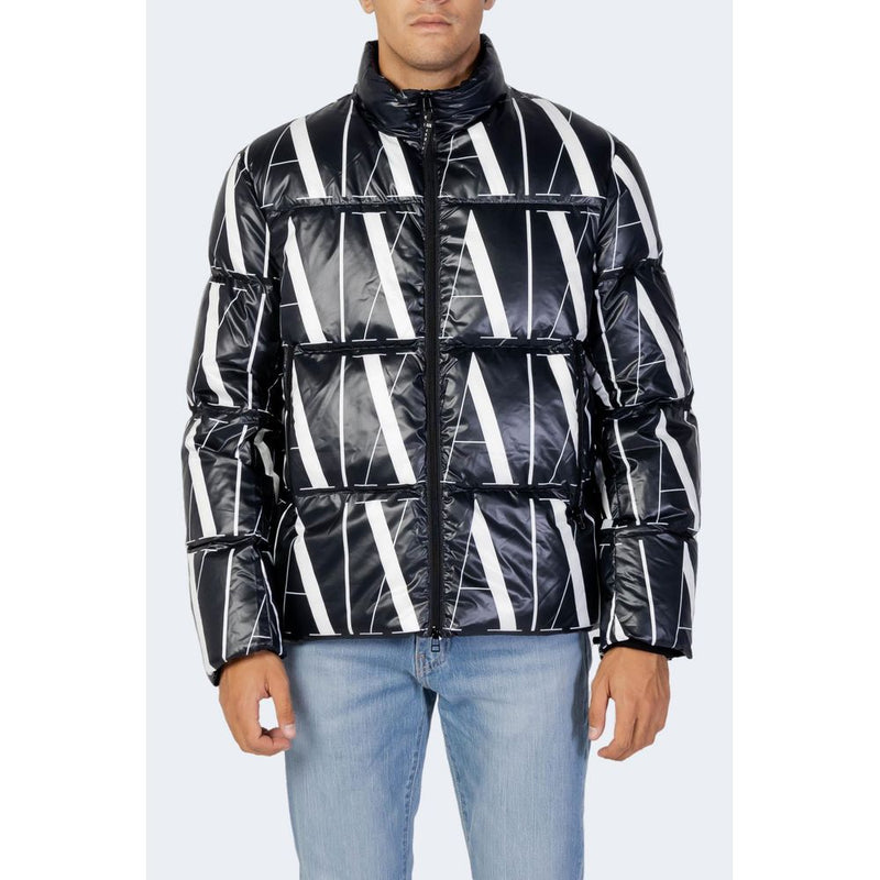 Black Polyester Jacket Armani Exchange