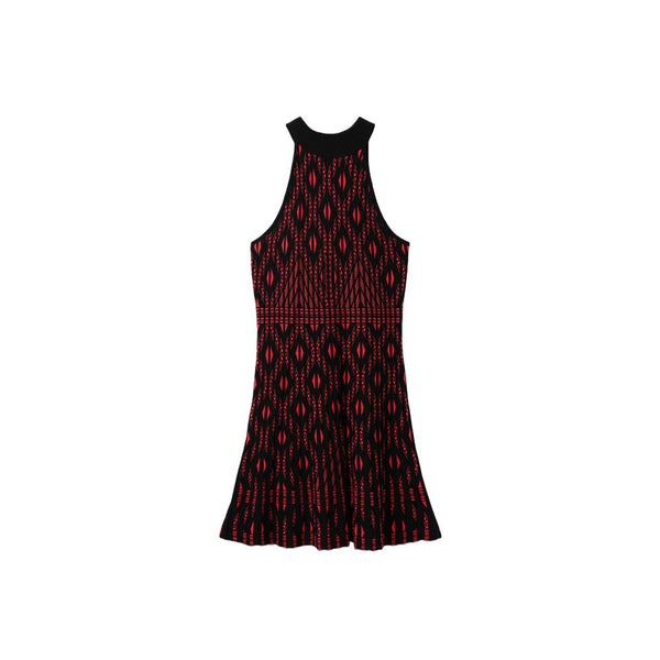 Red Viscose Dress Desigual