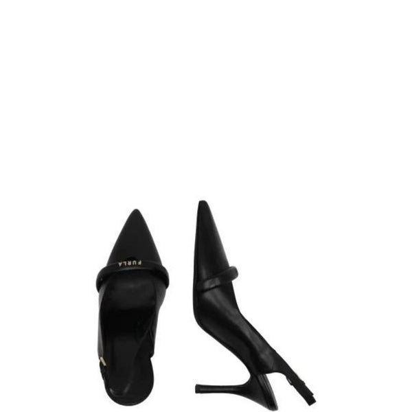 Black Leather Pump Furla