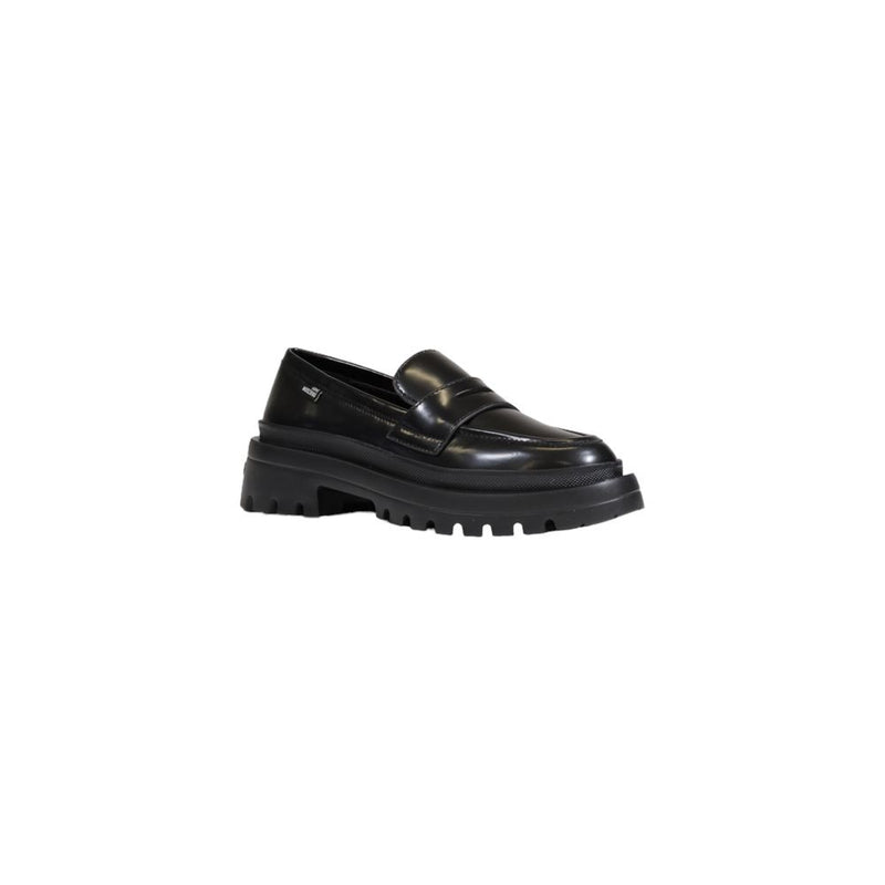 Black Polyethylene Flat Shoe Love Moschino