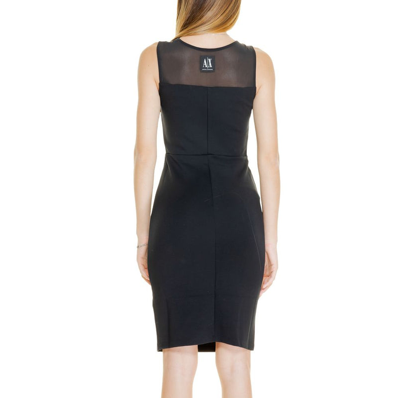 Black Polyamide Dress Armani Exchange