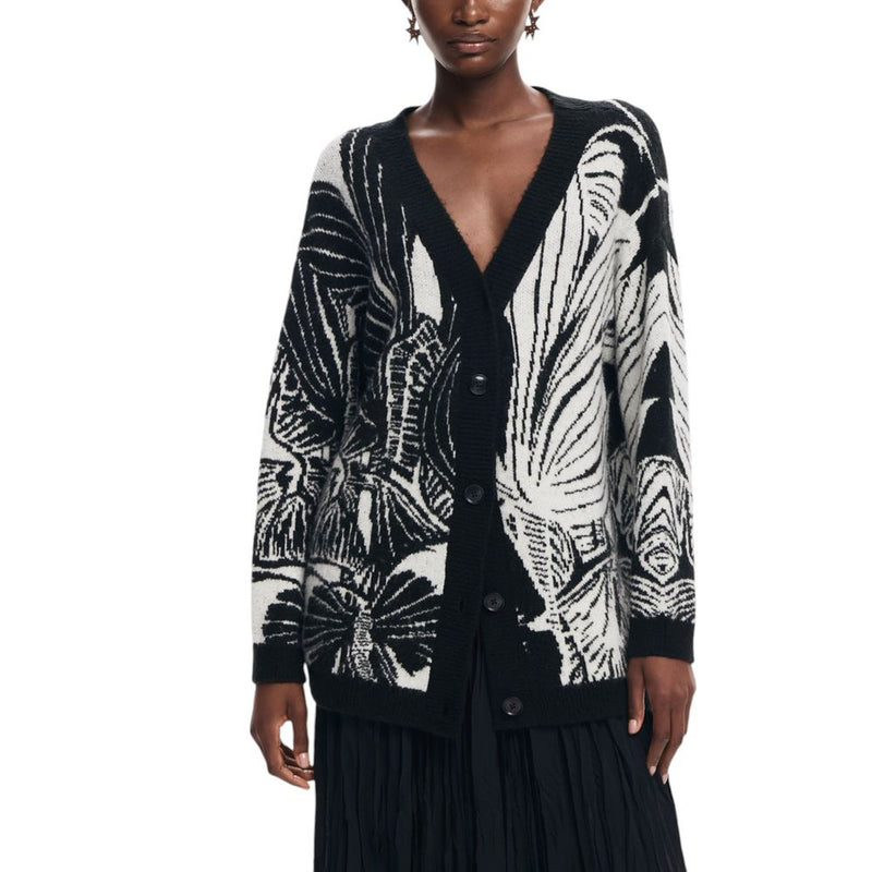 Black Acrylic Cardigan Desigual