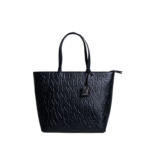 Black Polyester Handbag Armani Exchange