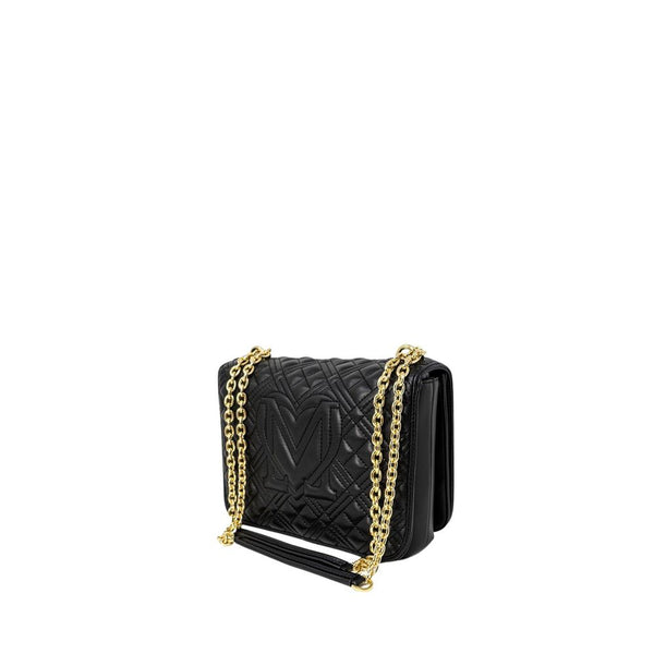 Black Polyethylene Handbag Love Moschino