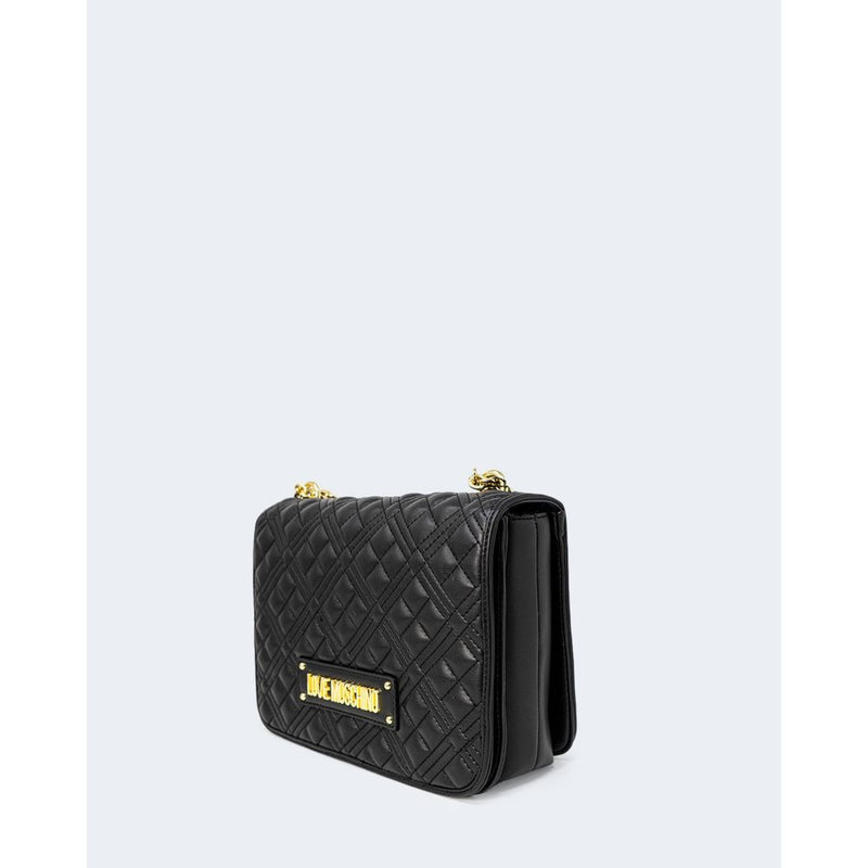 Black Polyethylene Handbag Love Moschino