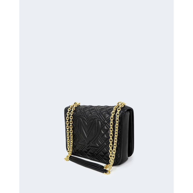 Black Polyethylene Handbag Love Moschino