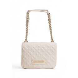 Beige Polyethylene Handbag Love Moschino