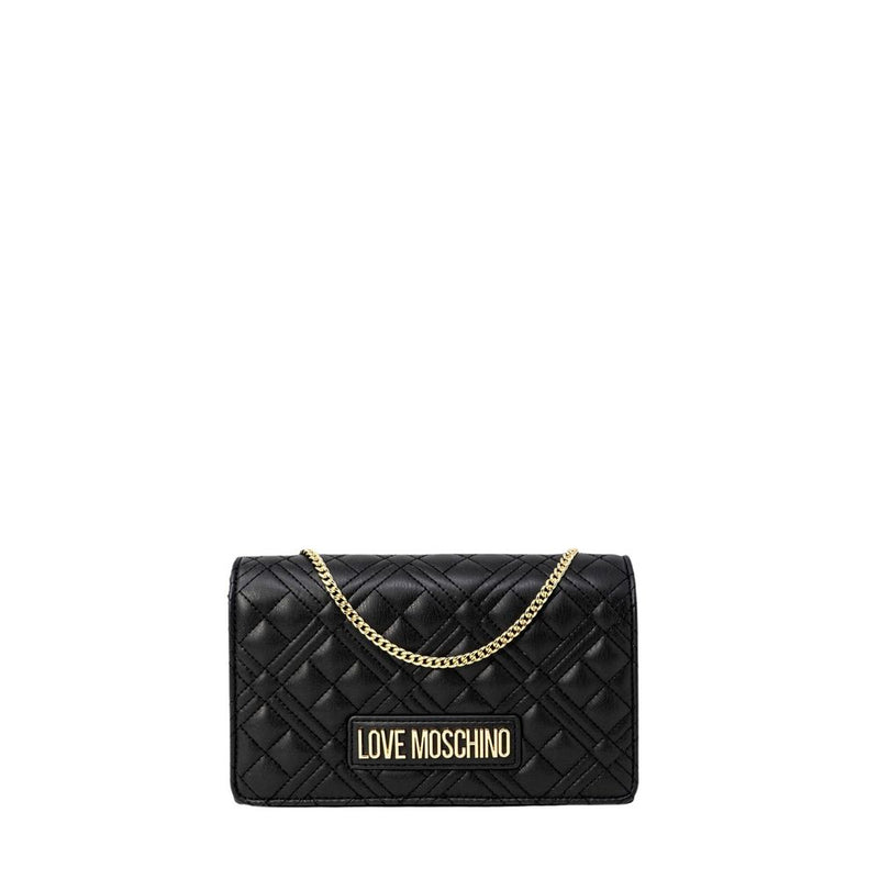 Black Polyethylene Handbag Love Moschino