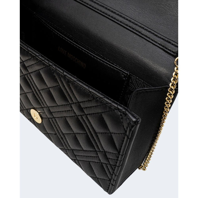 Black Polyethylene Handbag Love Moschino