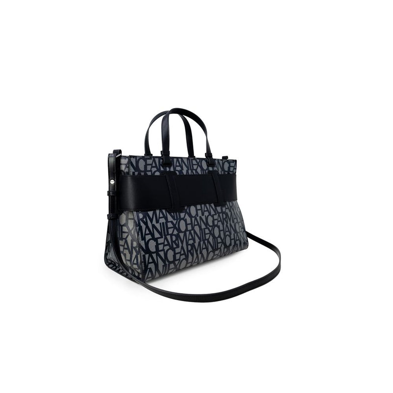 Black Cotton Handbag Armani Exchange