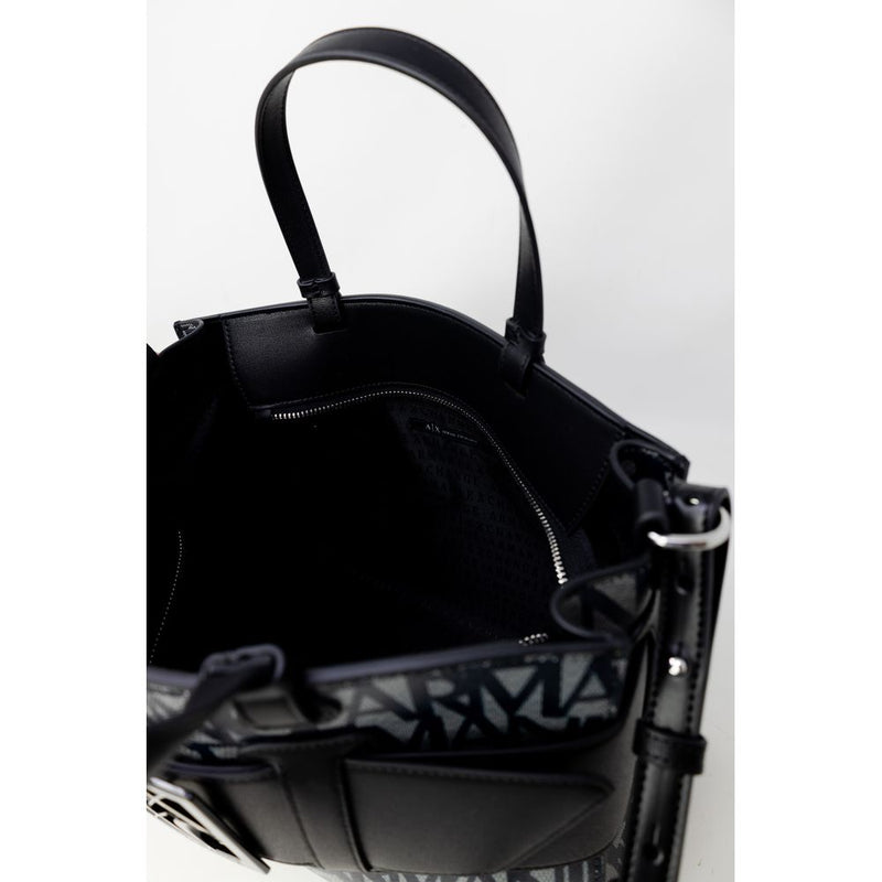 Black Cotton Handbag Armani Exchange