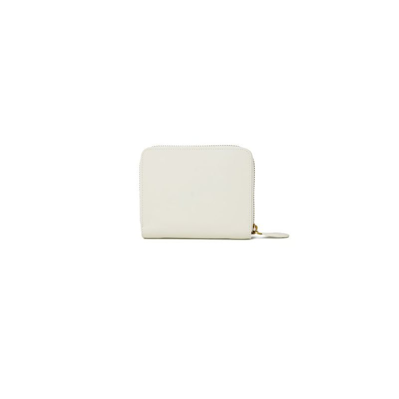 Cream Leather Wallet PINKO