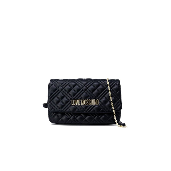 Black Polyethylene Handbag Love Moschino