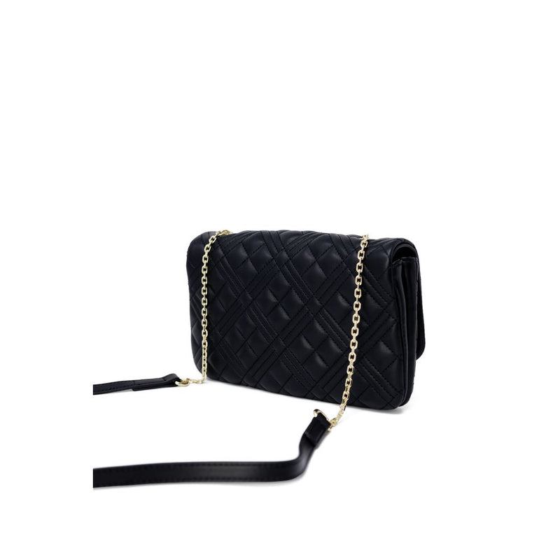 Black Polyethylene Handbag Love Moschino