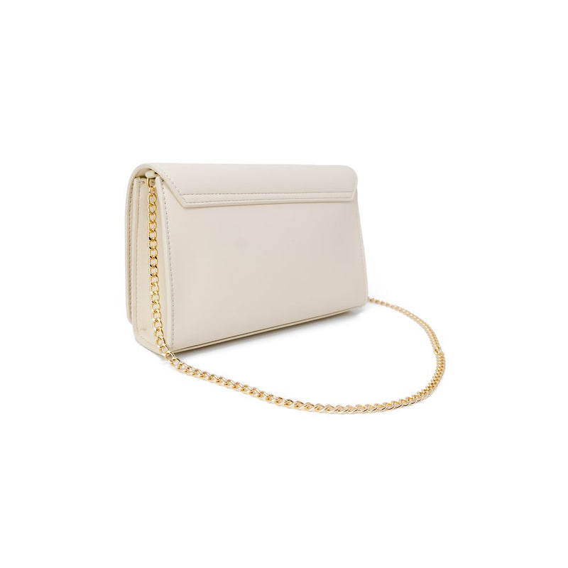 Beige Polyethylene Handbag Love Moschino