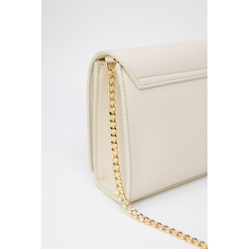 Beige Polyethylene Handbag Love Moschino