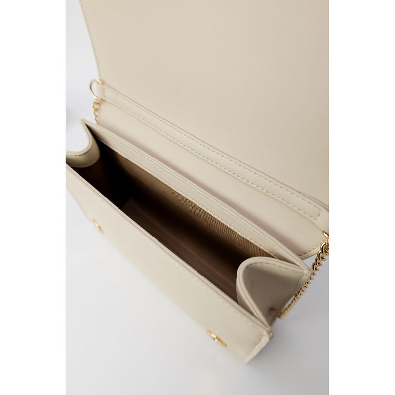 Beige Polyethylene Handbag Love Moschino