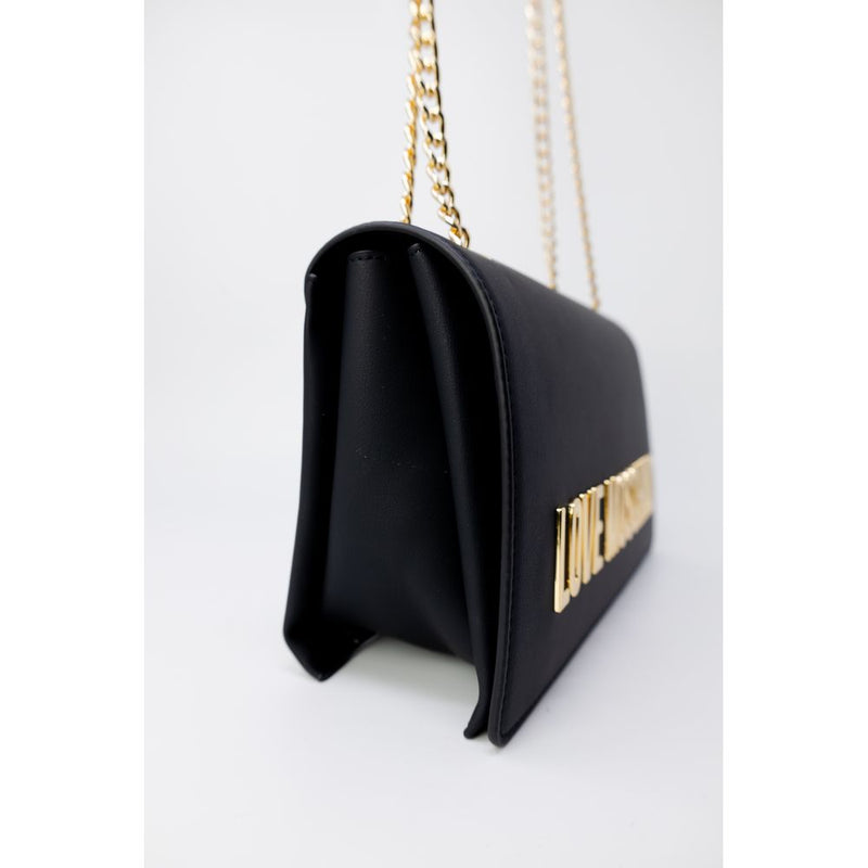 Black Polyethylene Handbag Love Moschino