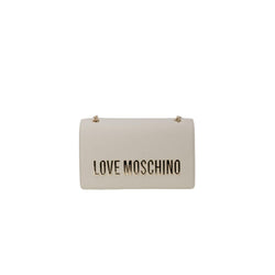 Beige Polyethylene Handbag Love Moschino