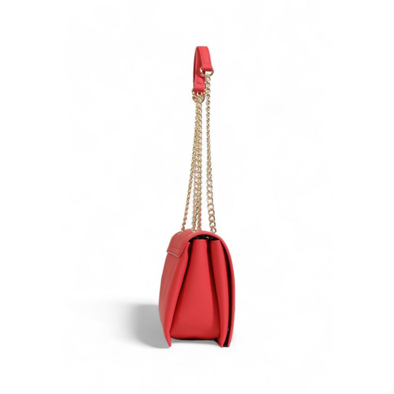 Red Polyethylene Handbag Love Moschino