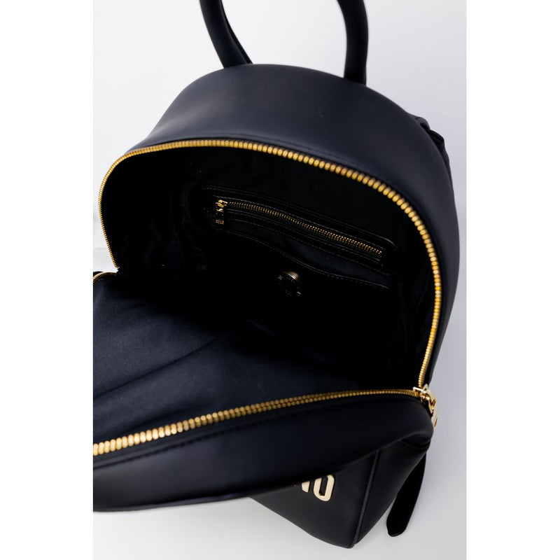 Black Polyethylene Backpack Love Moschino