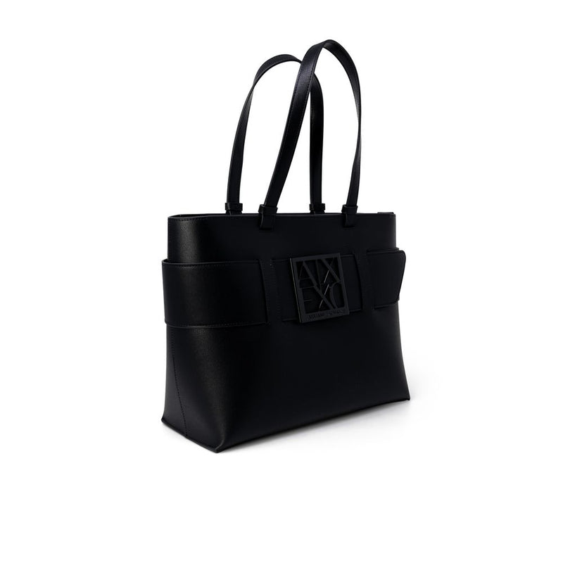 Black Polyethylene Handbag Armani Exchange