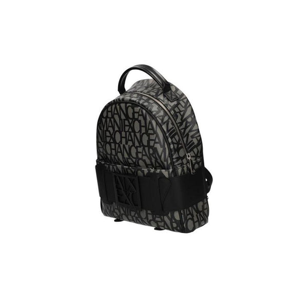 Black Cotton Backpack Armani Exchange