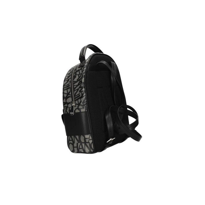 Black Cotton Backpack Armani Exchange