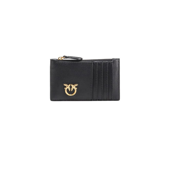 Black Leather Wallet PINKO