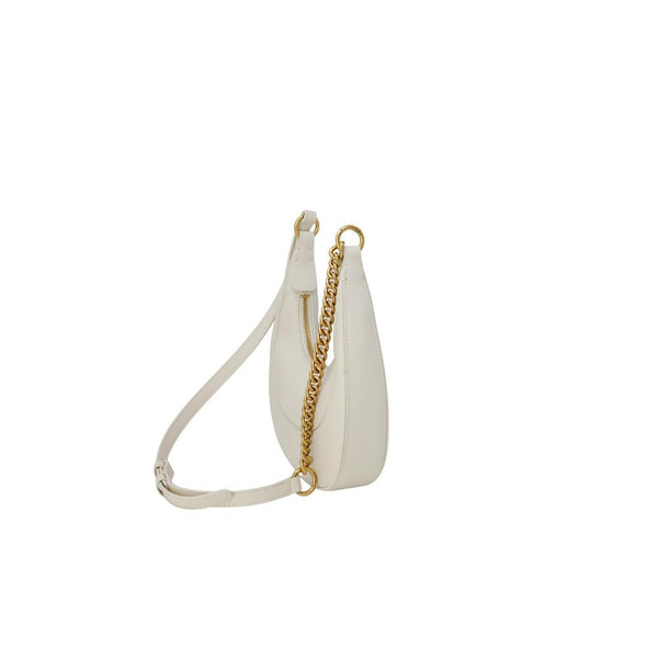 White Leather Handbag PINKO