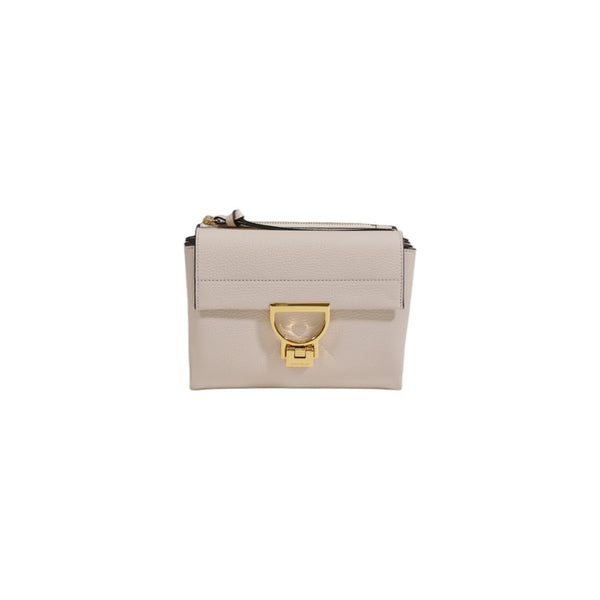 White Leather Handbag Coccinelle