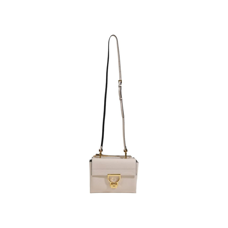 White Leather Handbag Coccinelle