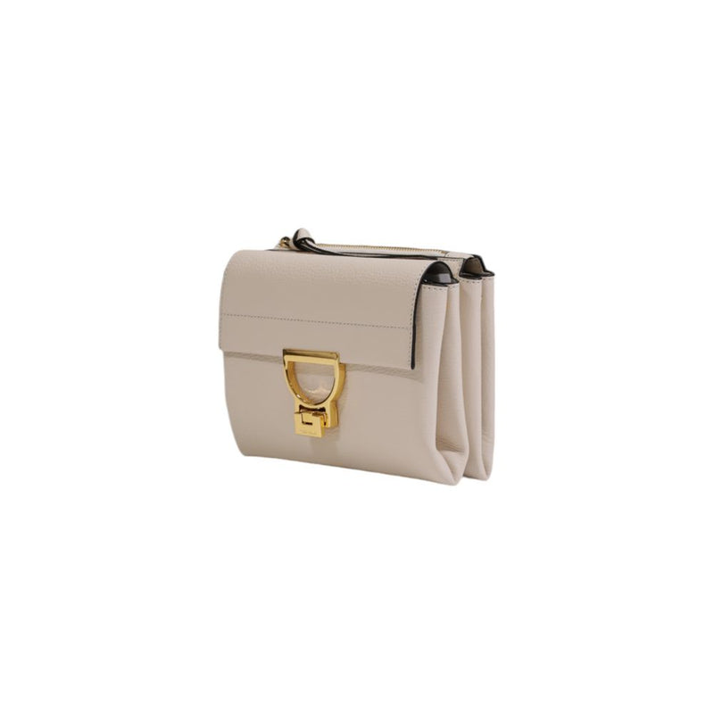 White Leather Handbag Coccinelle