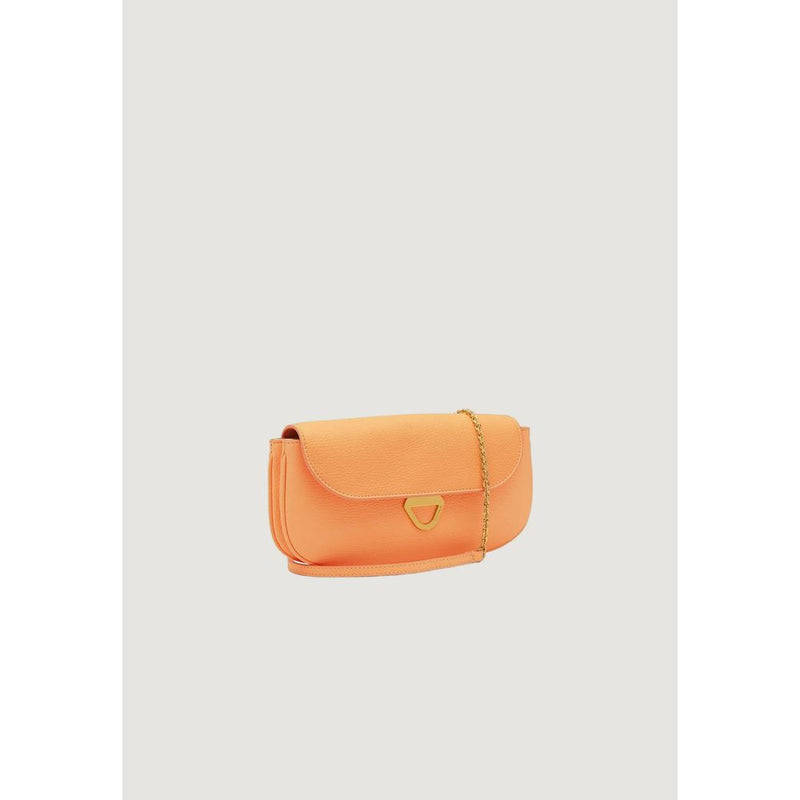 Orange Leather Handbag Coccinelle