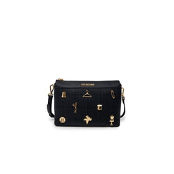 Black Polyethylene Handbag Love Moschino