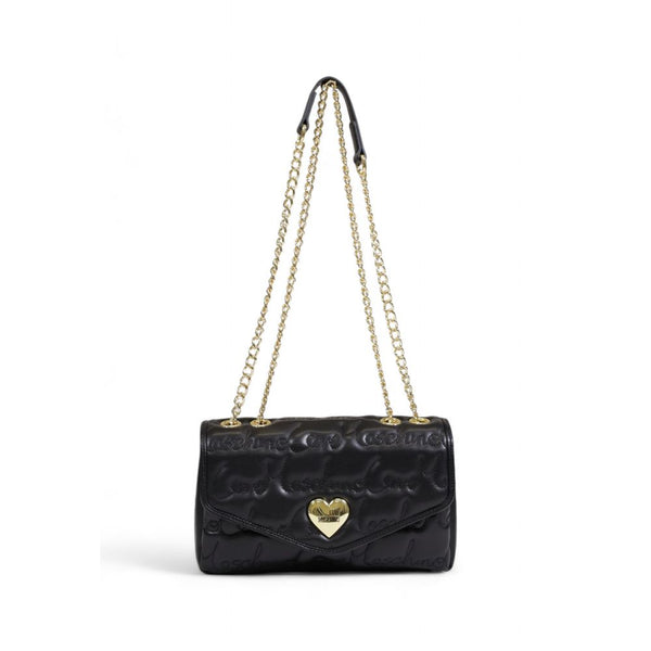 Black Polyethylene Handbag Love Moschino