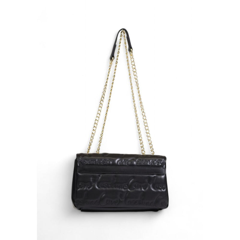 Black Polyethylene Handbag Love Moschino