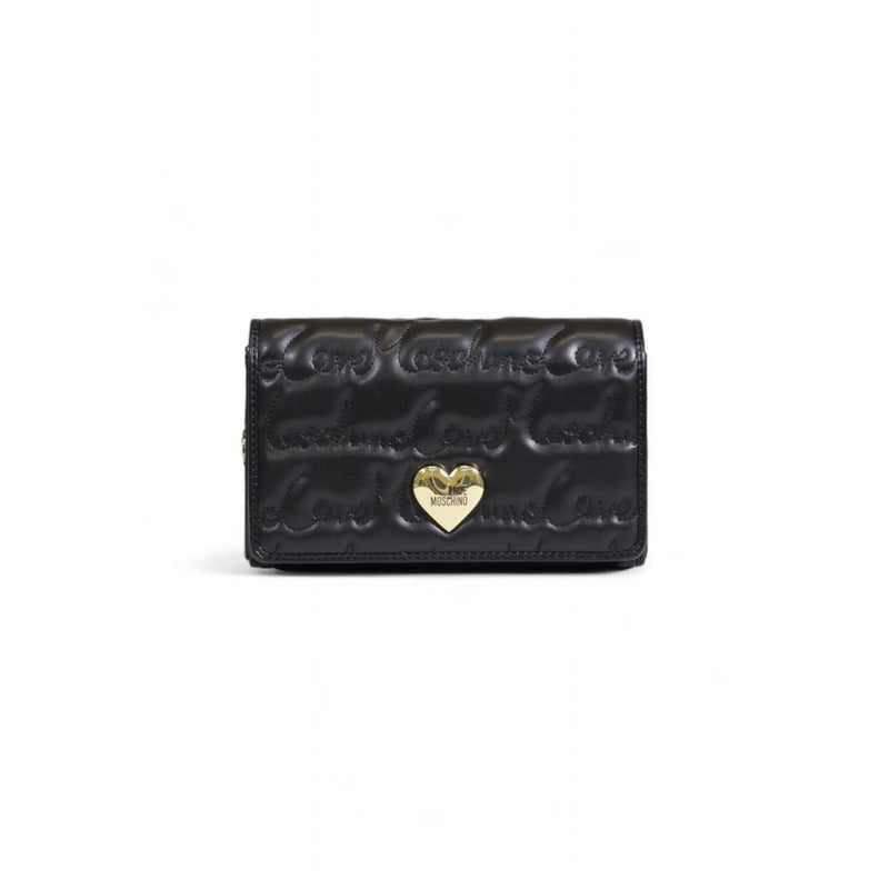 Black Polyethylene Handbag Love Moschino