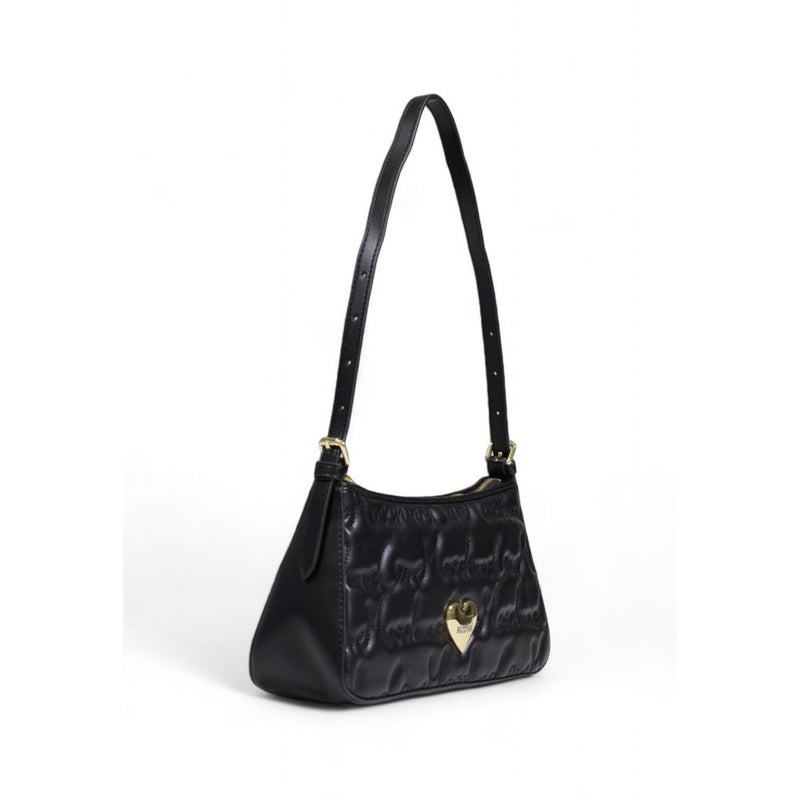 Black Polyethylene Handbag Love Moschino